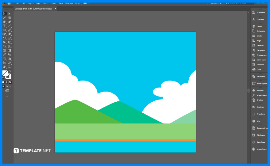 how to merge layers in adobe illustrator step