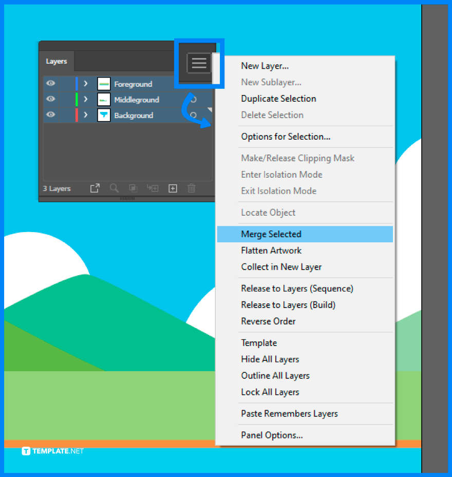 How to Merge Layers in Adobe Illustrator