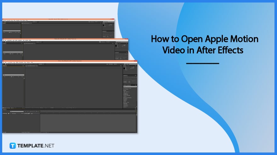 How to Open Apple Motion Video in After Effects