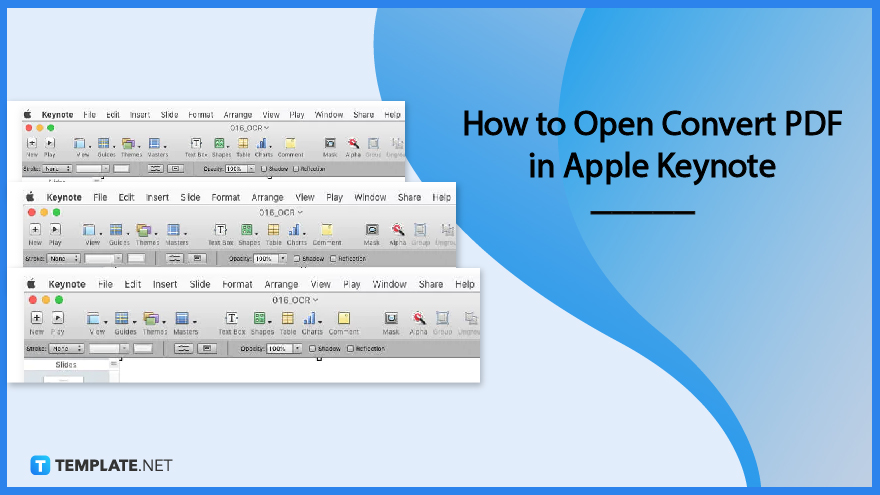 How to Open and Convert PDF in Apple Keynote