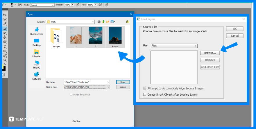 how-to-open-multiple-images-as-layers-in-adobe-photoshop-step-2
