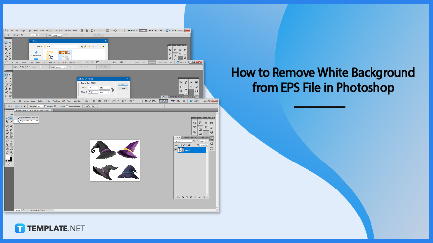 How to Remove White Background from EPS File in Photoshop