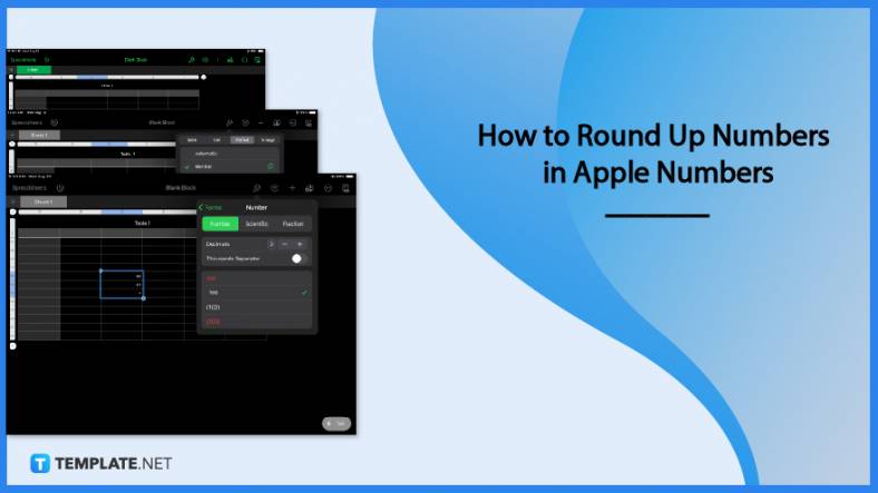 How to Round Up Numbers in Apple Numbers