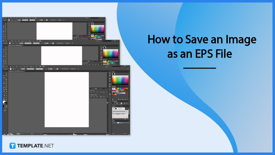 how to save a file in eps format