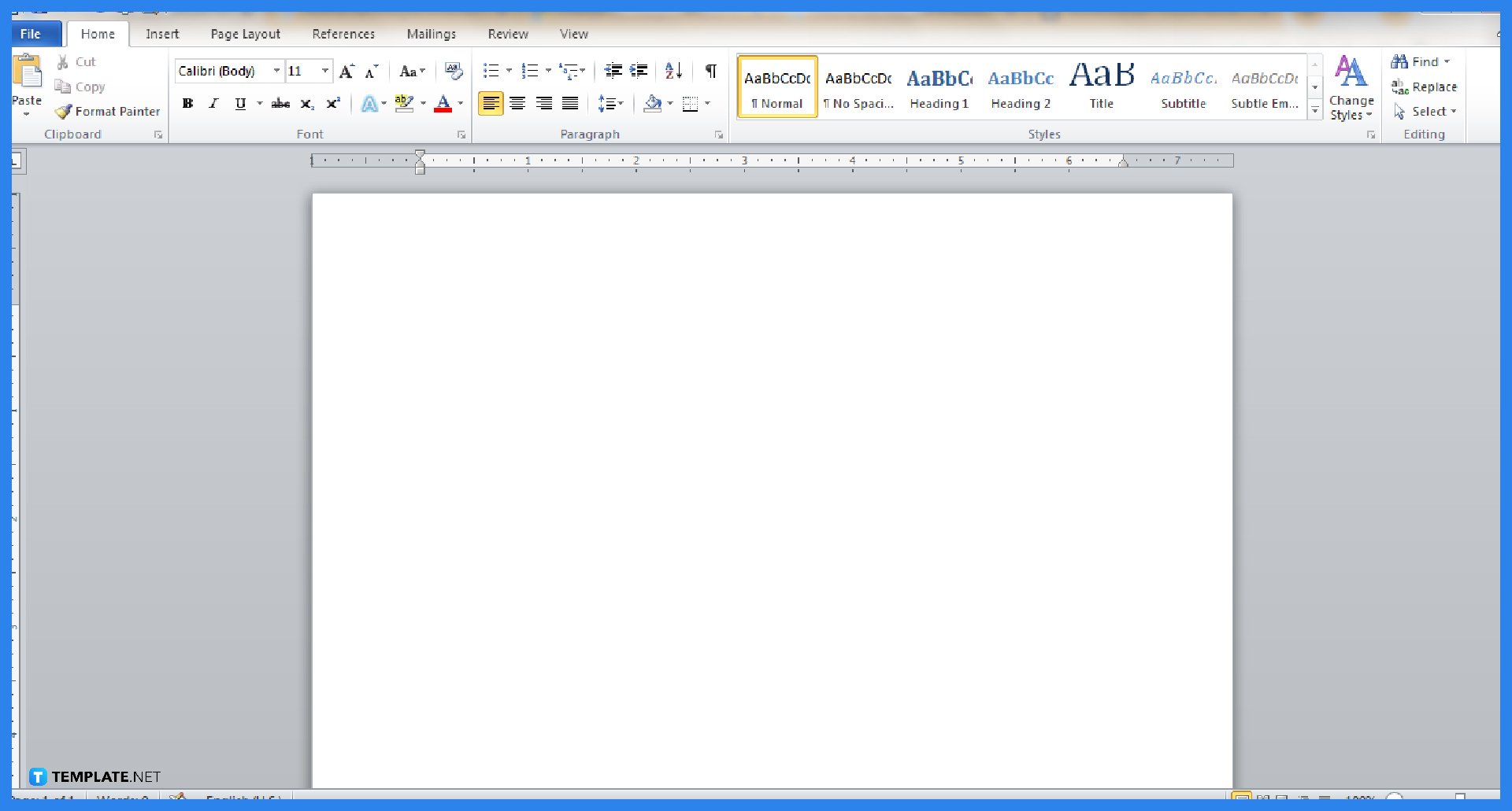 How to Set Margins in Microsoft Word - Step 1