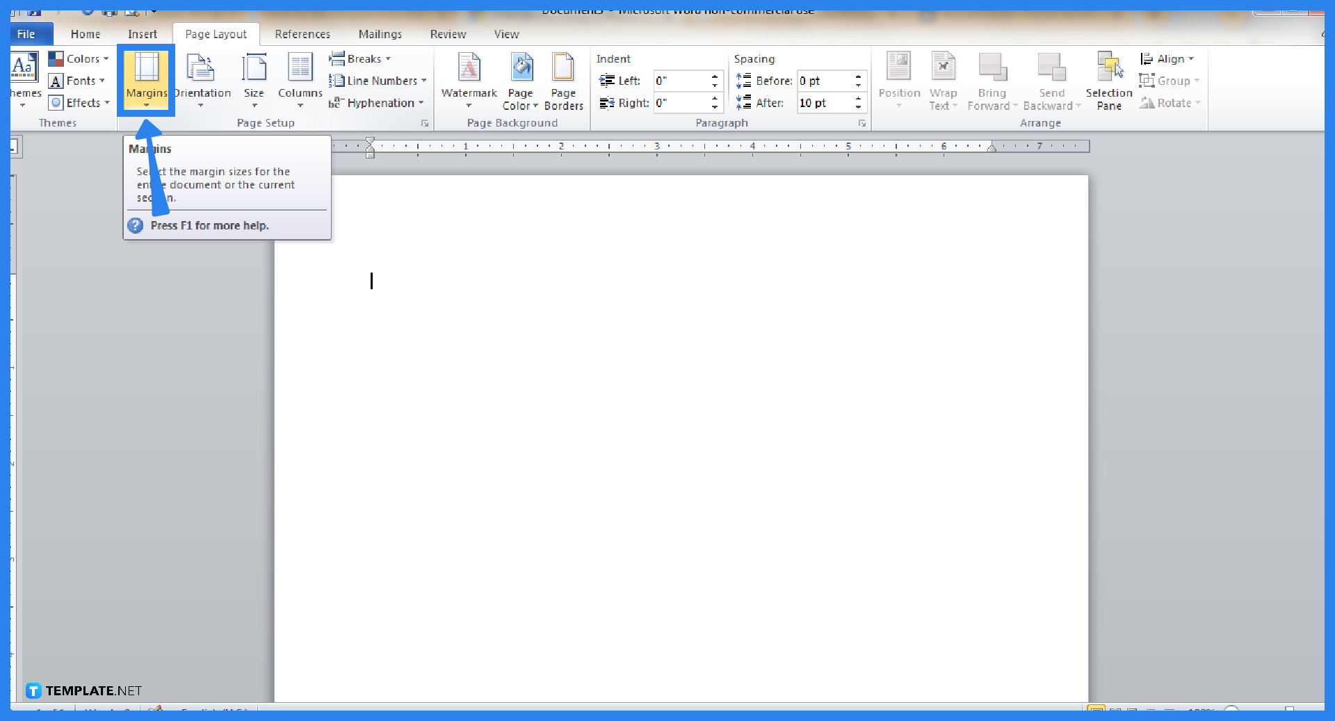 how to set margins in microsoft word step 0