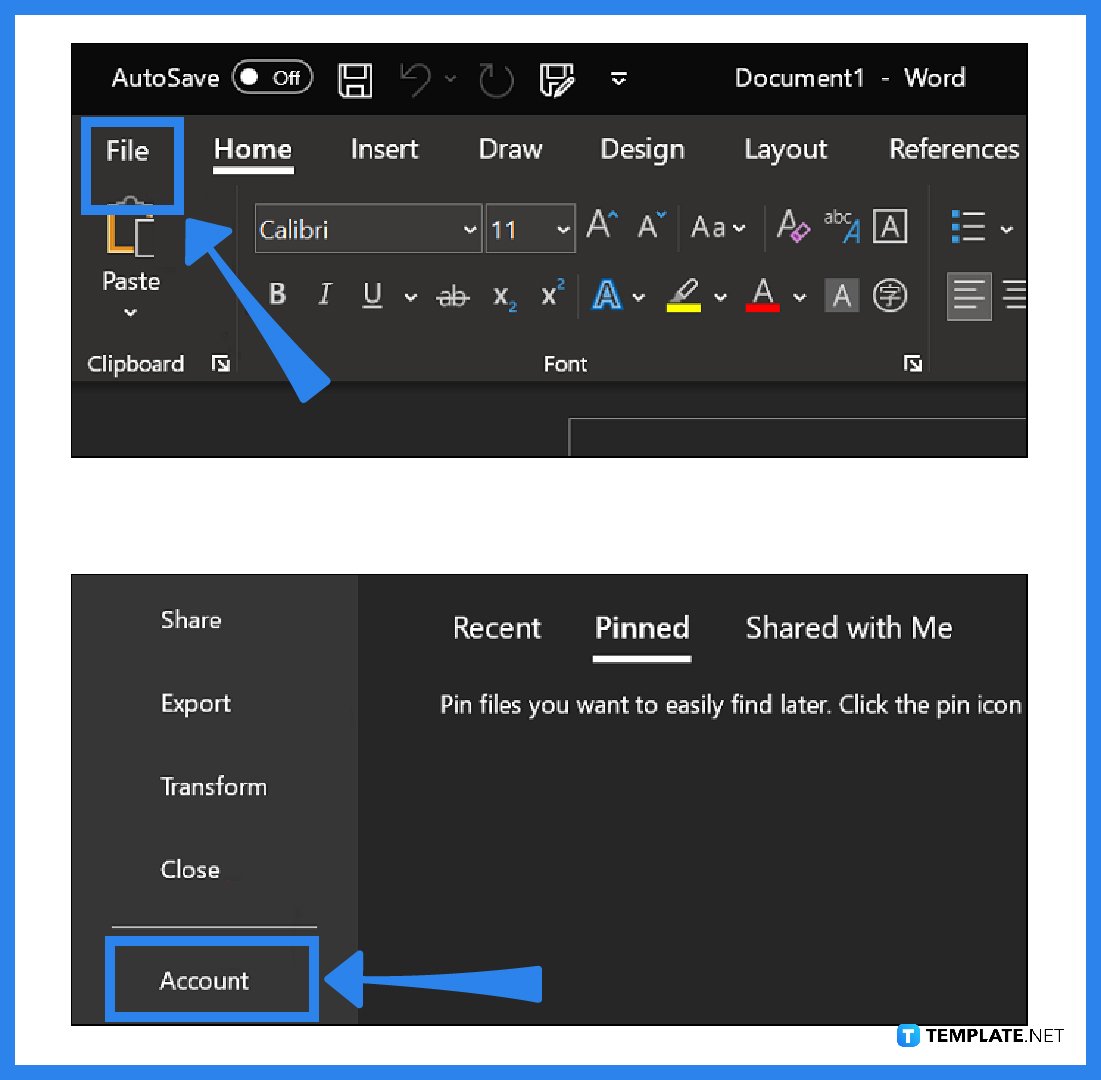 How to Switch Microsoft Word from Dark Mode - Step 2