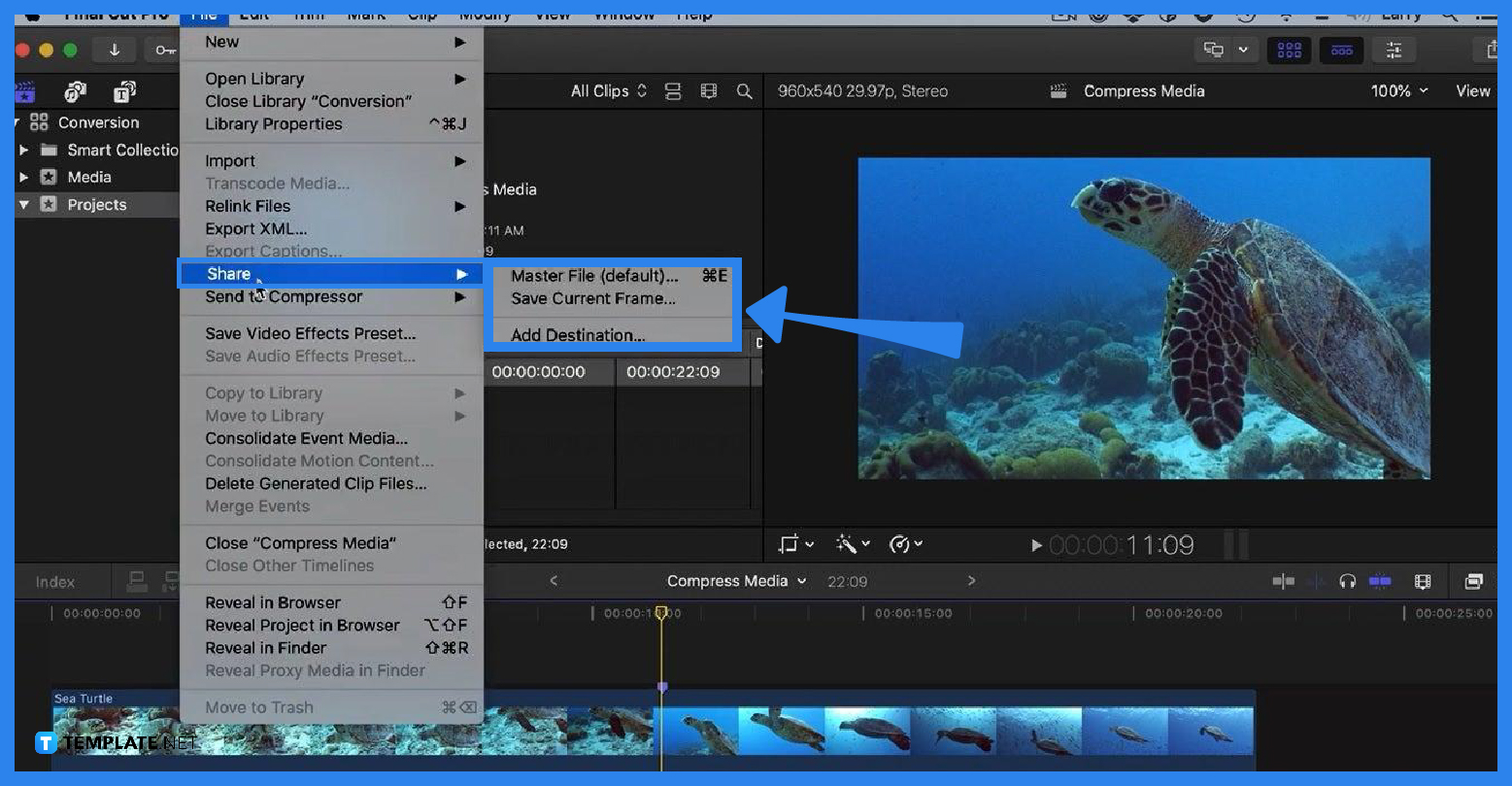 how-to-use-compressor-apple-final-cut-pro-step-01