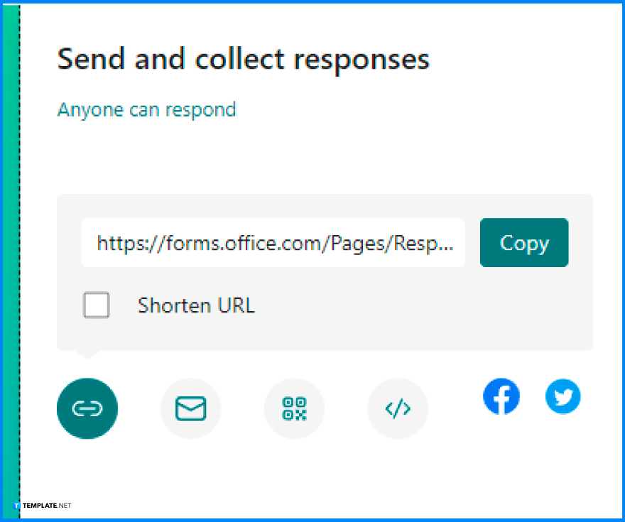 how to use multiple sharing options in microsoft forms step