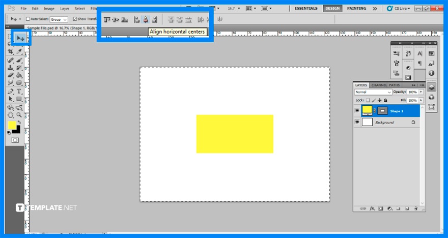 How to Use the Align Tool in Photoshop
