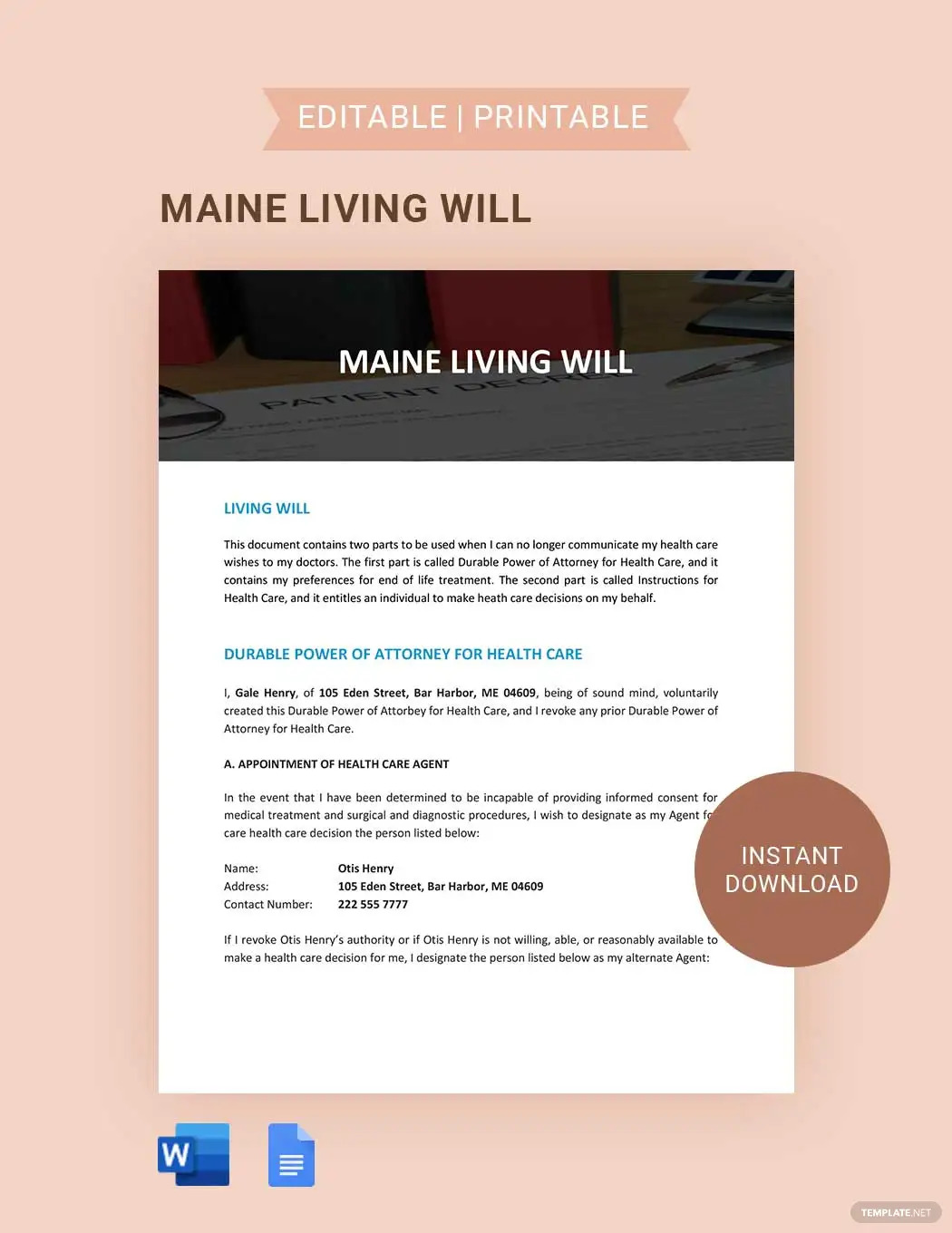 Maine Living Will Ideas And Examples ?width=480