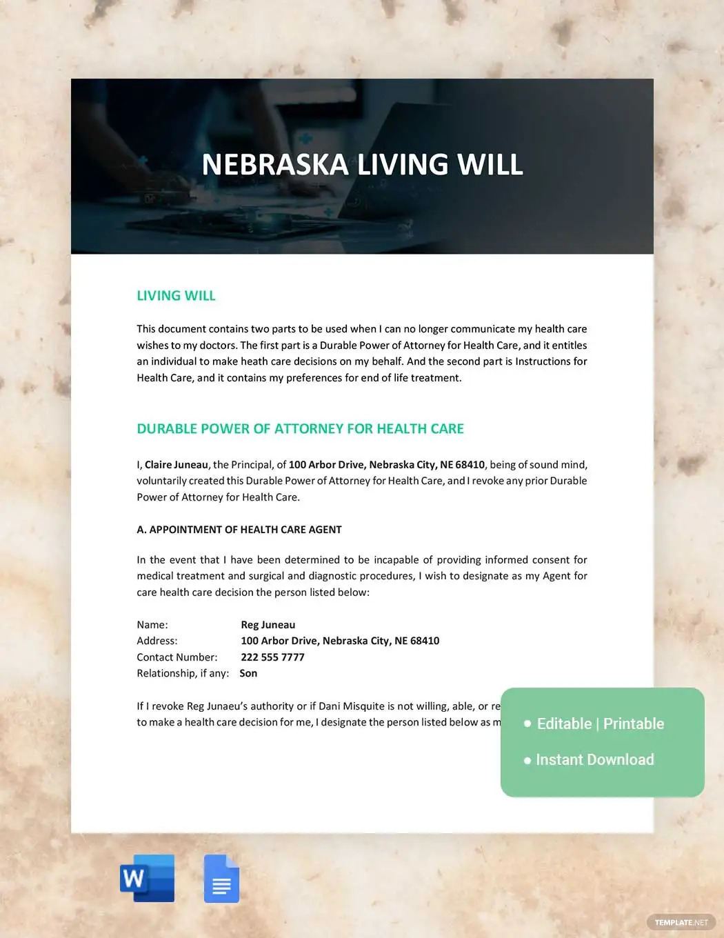Nebraska Living Will Ideas And Examples ?width=550