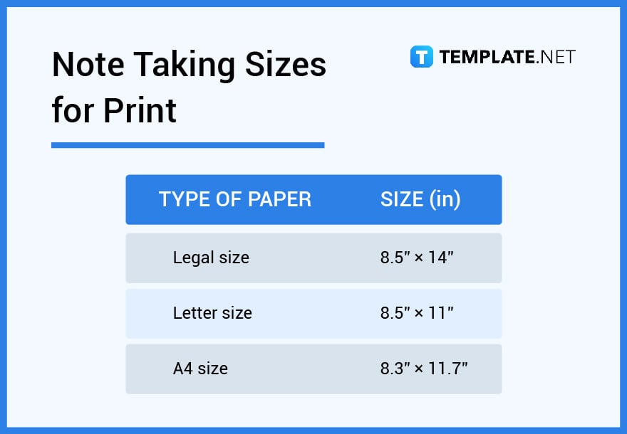 note-taking-sizes-for-print