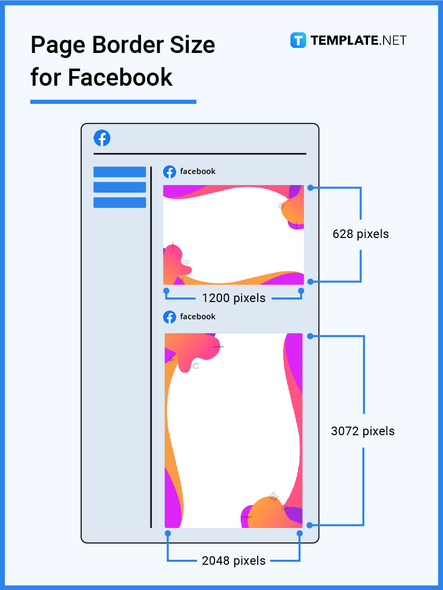 page border size for facebook