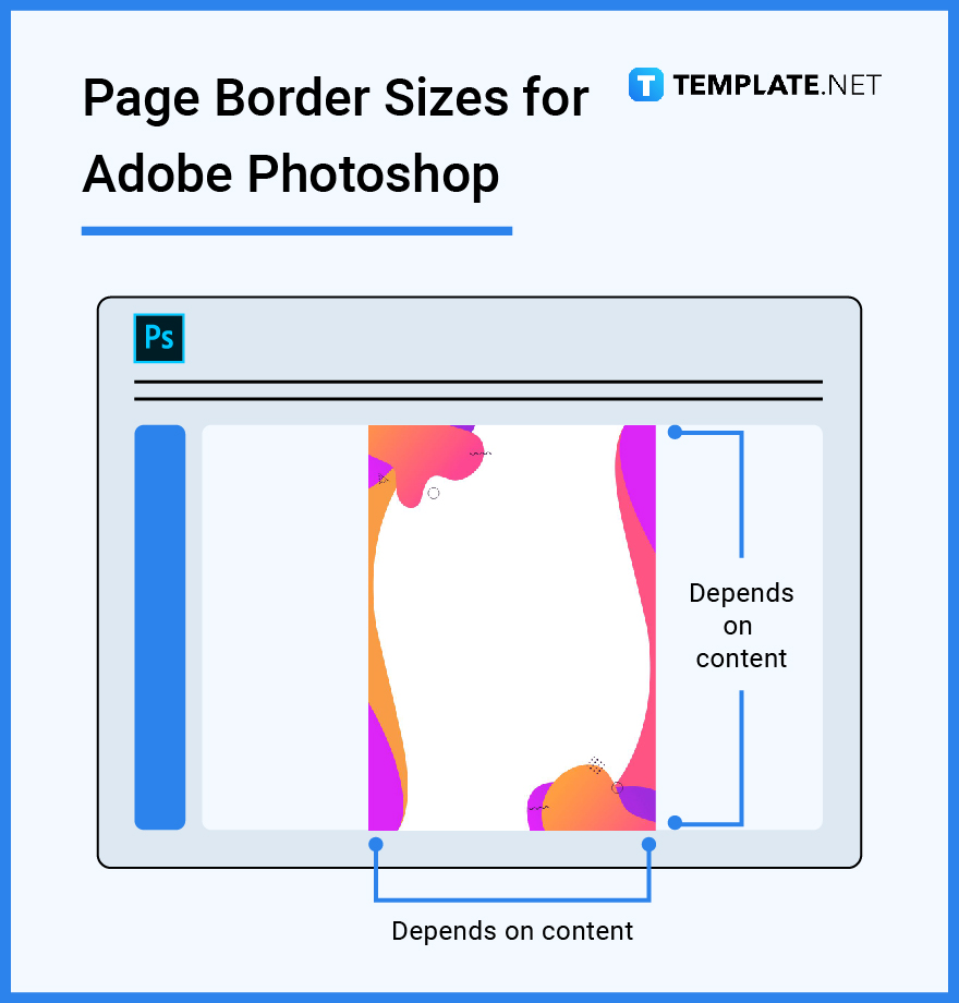 Page Border Size Dimension, Inches, mm, cms, Pixel