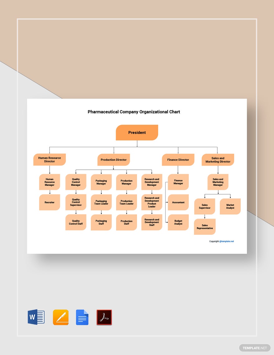 pharmaceutical-company-organizational-chart