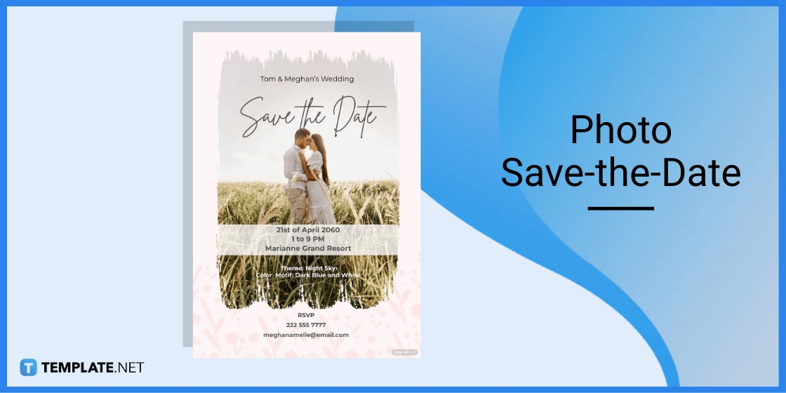 photo save the date template