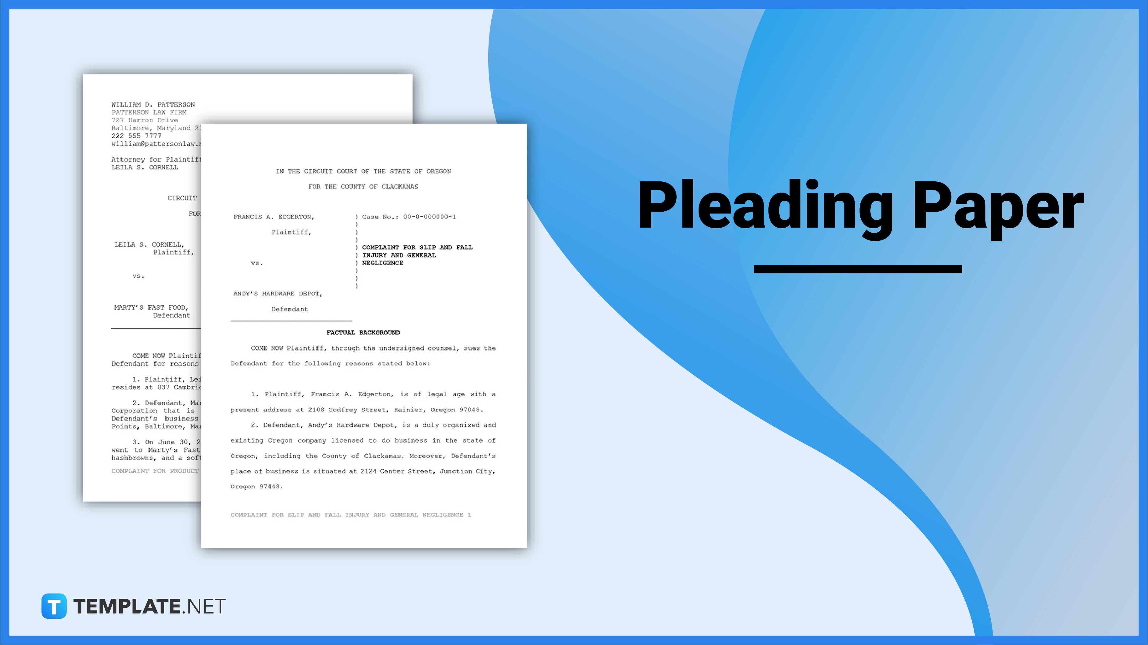 pleading-paper