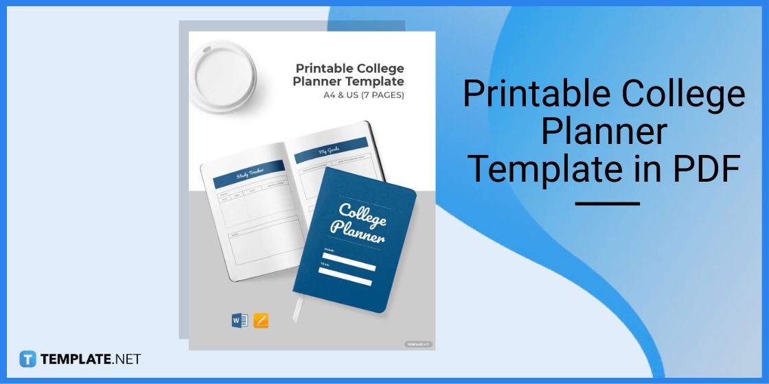 printable college planner template in pdf