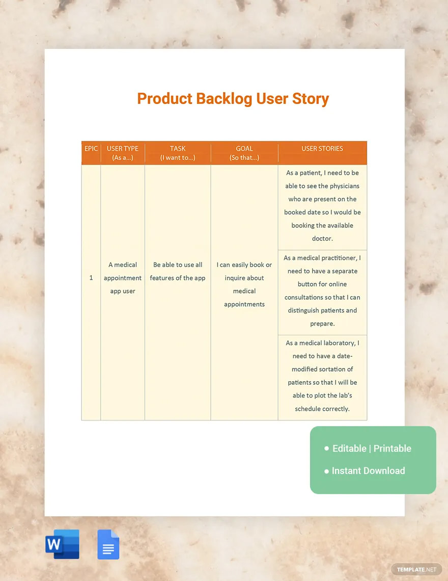 product-backlog-user-story