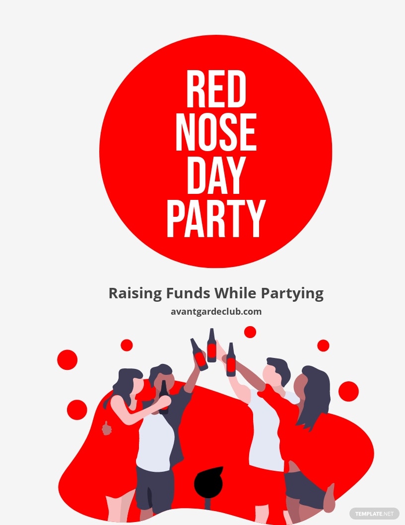 red-nose-day-party-flyer