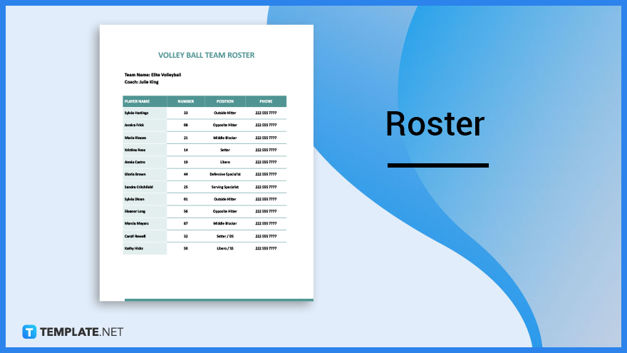 Roster What Is A Roster Definition Types Uses