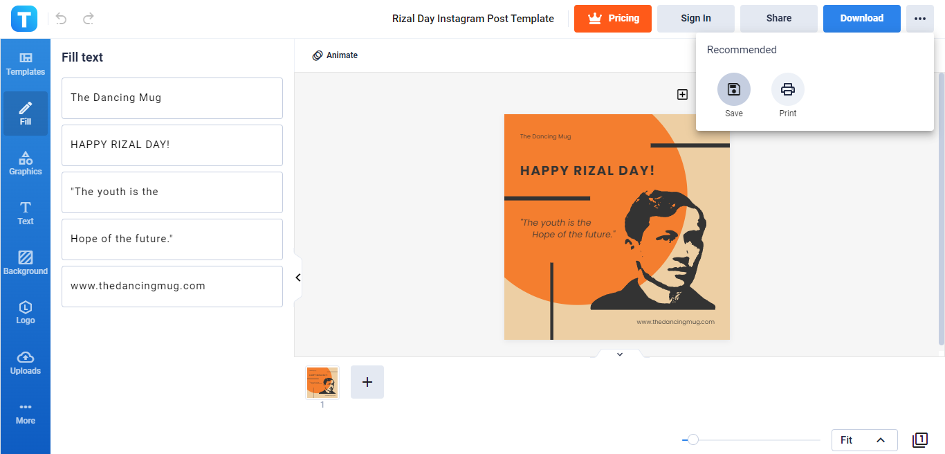 save-your-rizal-day-instagram-draft