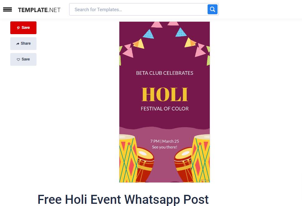 search-for-a-holi-whatsapp-post-template
