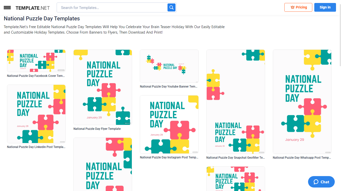 search-for-a-national-puzzle-day-facebook-post-template