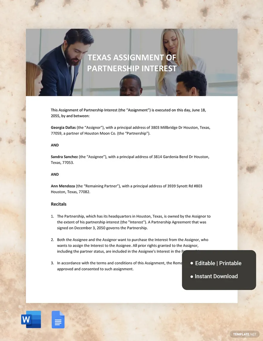 texas-assignment-of-partnership-interest