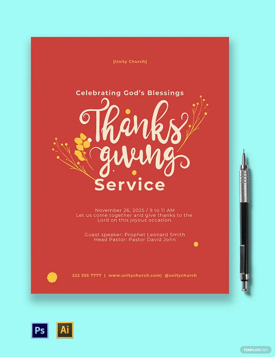 thanksgiving-service-church-flyer