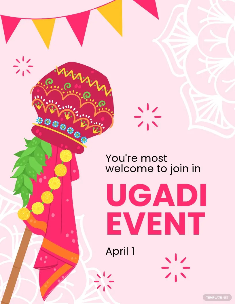 ugadi-event-flyer-template