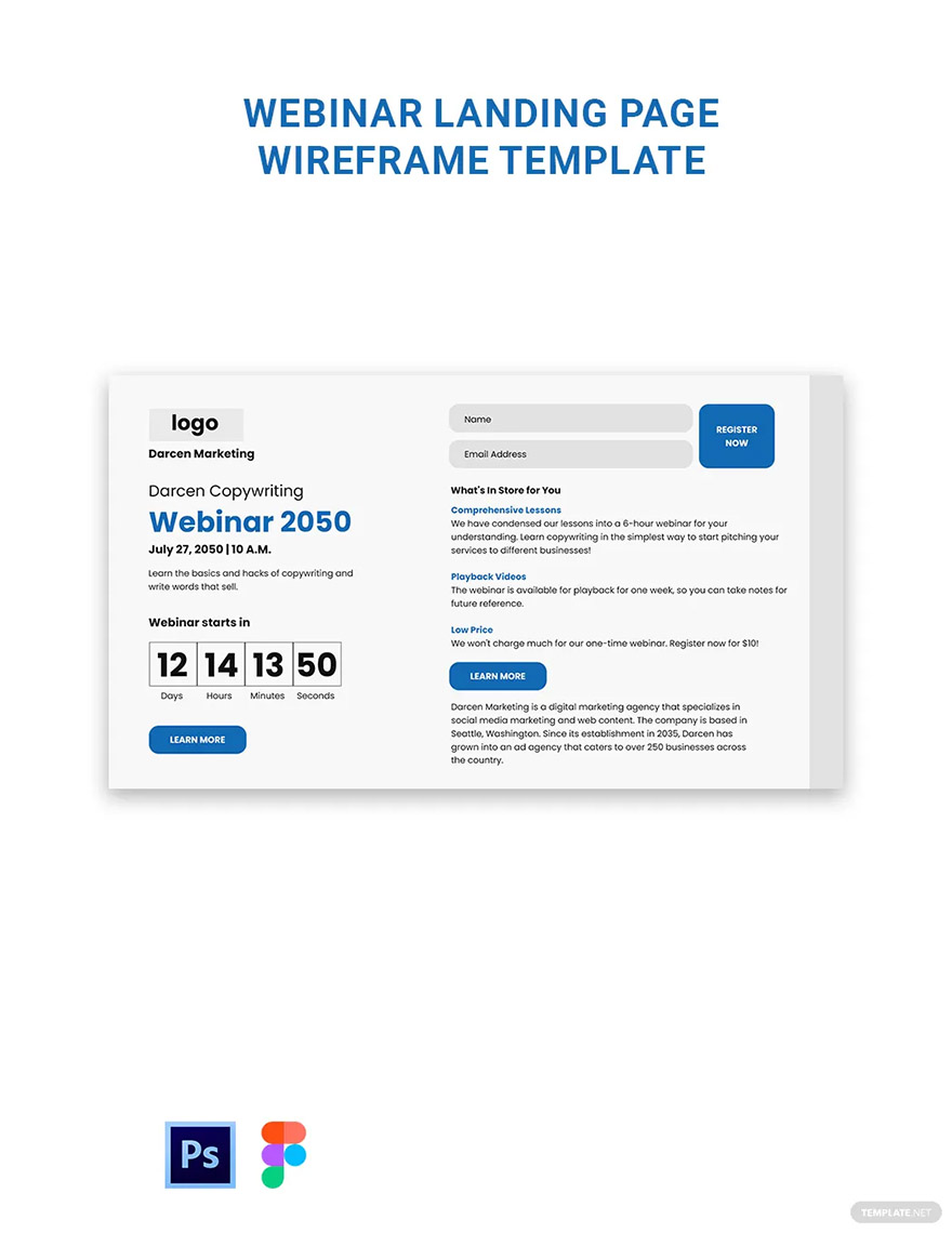 webinar wireframe ideas and examples