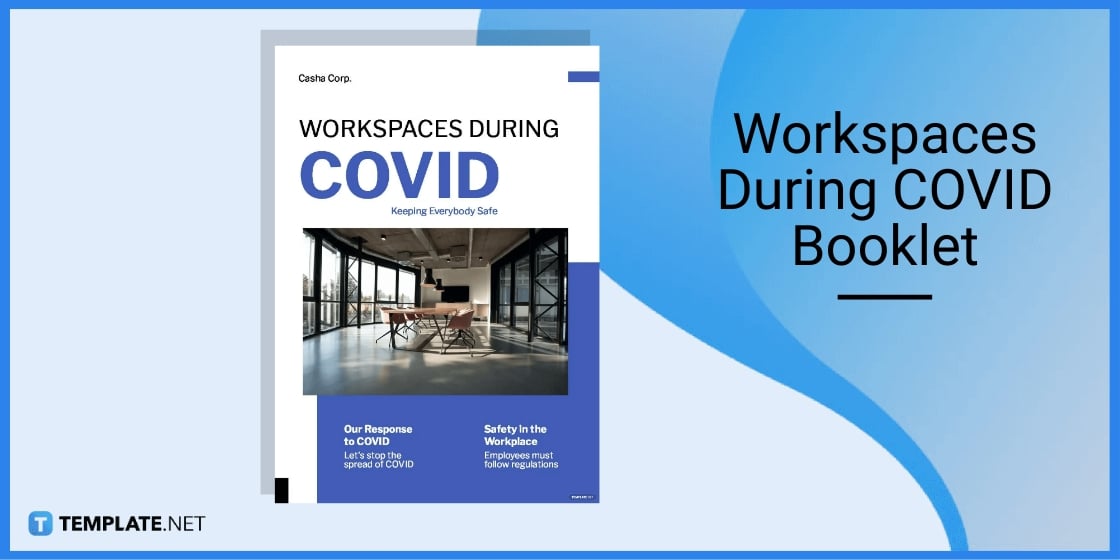 workspaces during covid booklet template