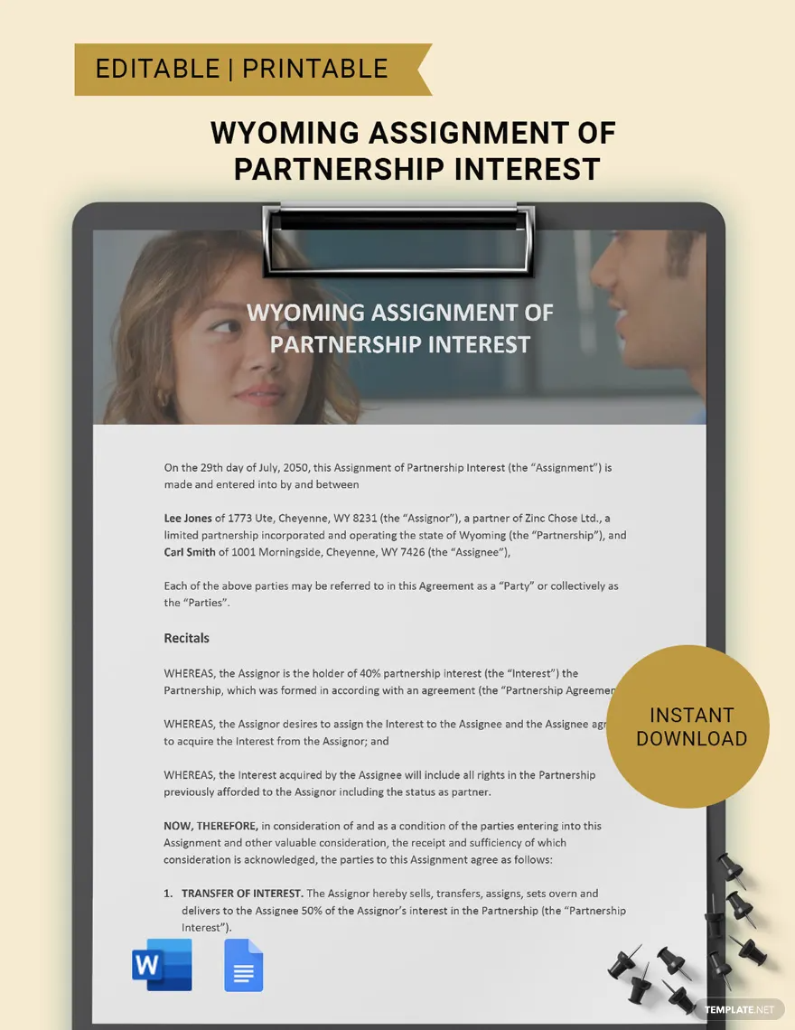 what is an assignment of partnership interest