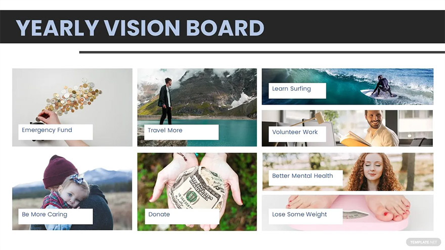 Vision Board Ideas - Examples 2023