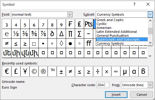 How to Add a Subscript/Superscript to Microsoft Visio