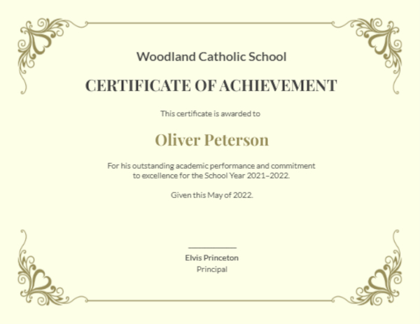 Certificate Maker Free Creator Generator Edit Online Free 