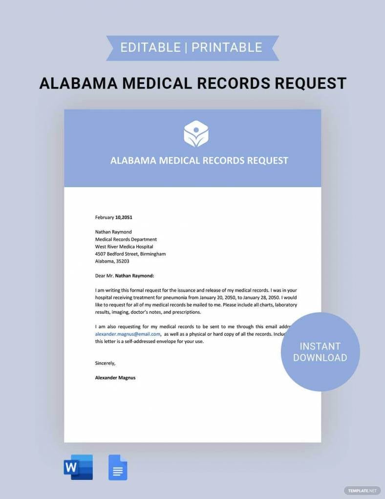 alabama medical records request  788x10