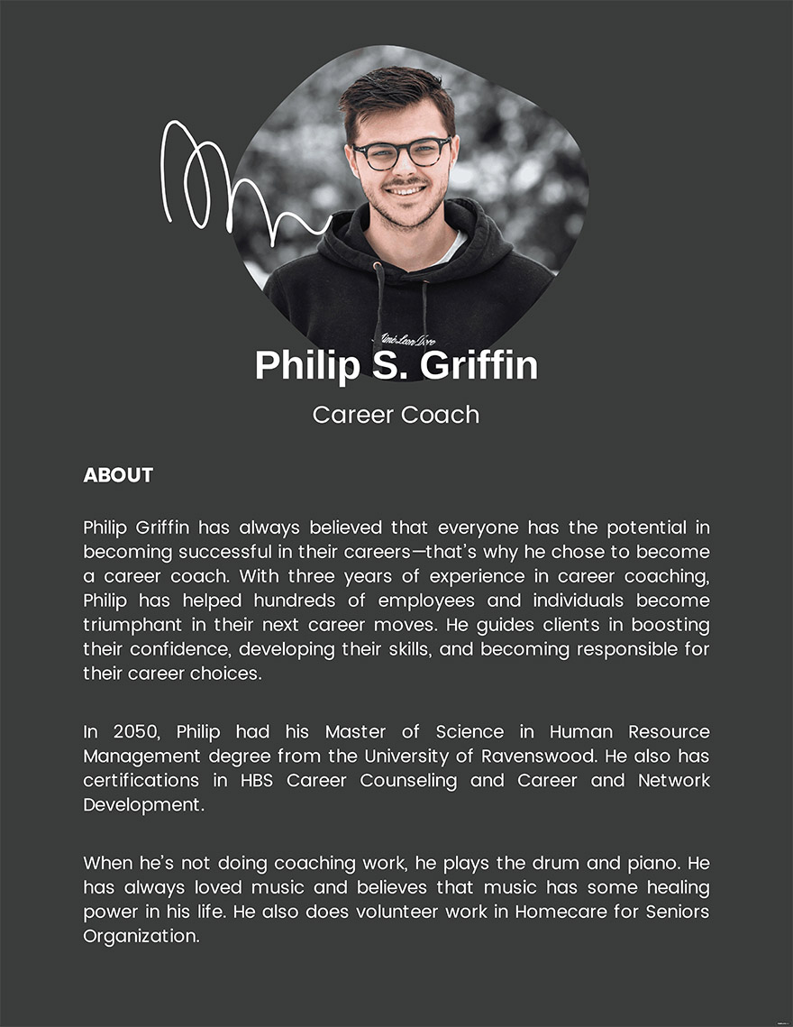 How To Write A Short Professional Bio With Templates And Examples