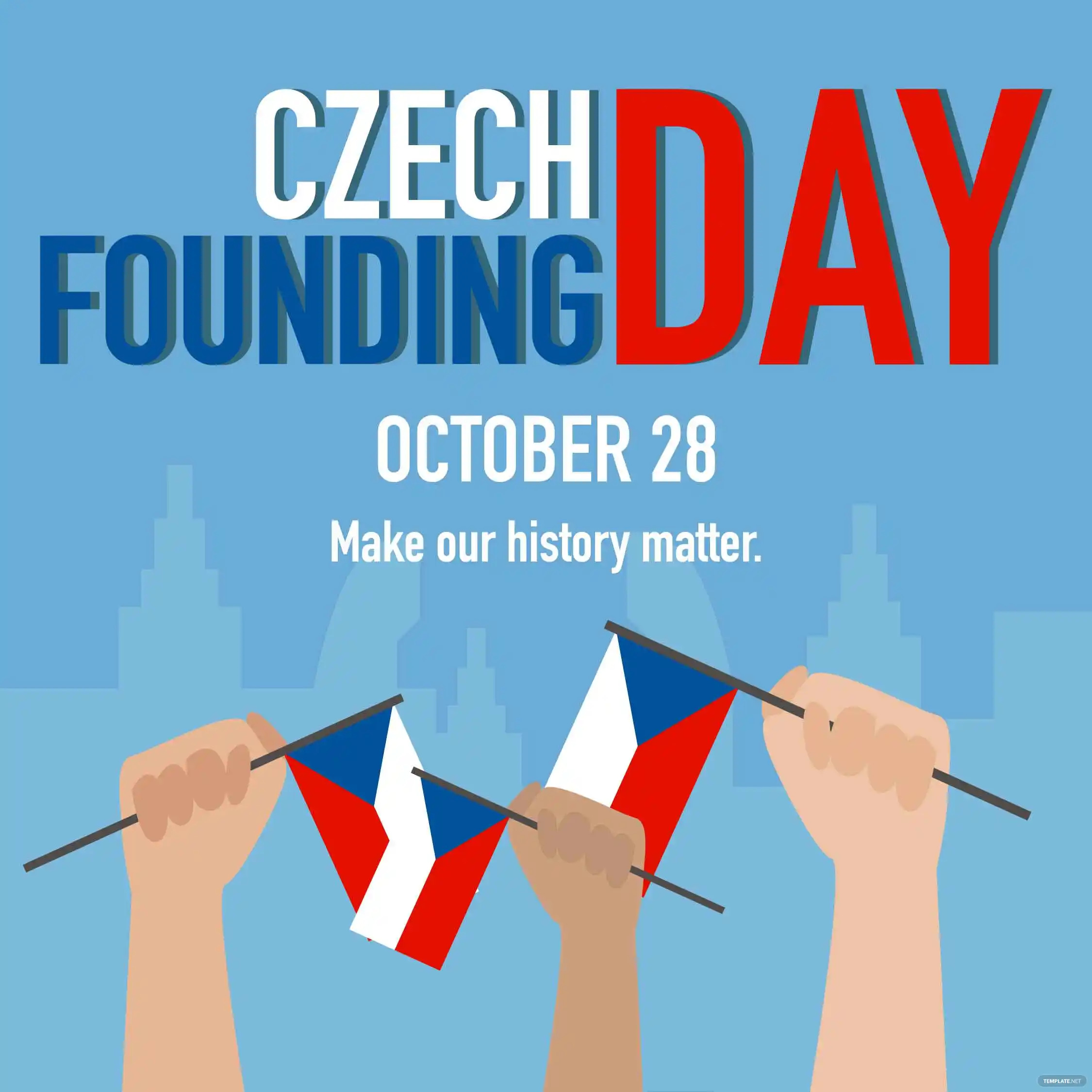 czech founding day fb post ideas examples
