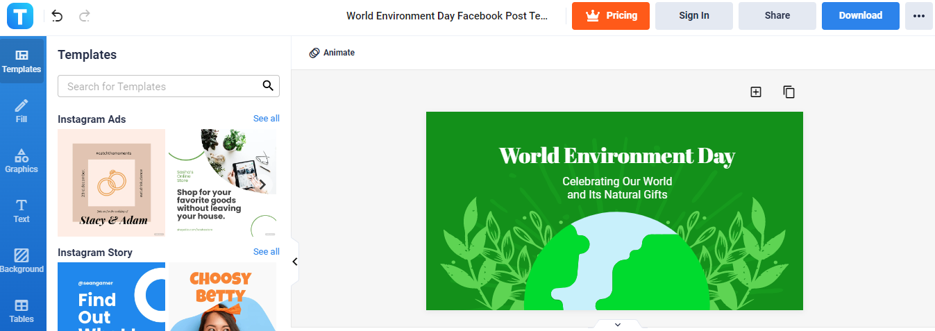 free world environment day facebook post
