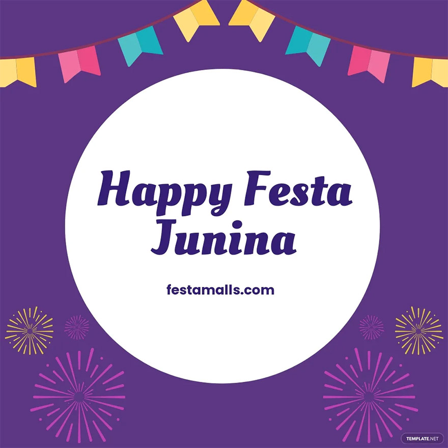 happy festa junina instagram post