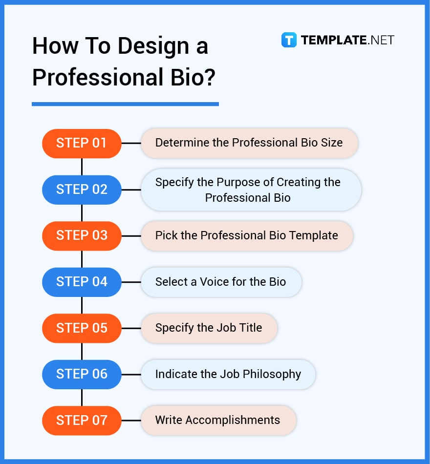 how to design a professional bio