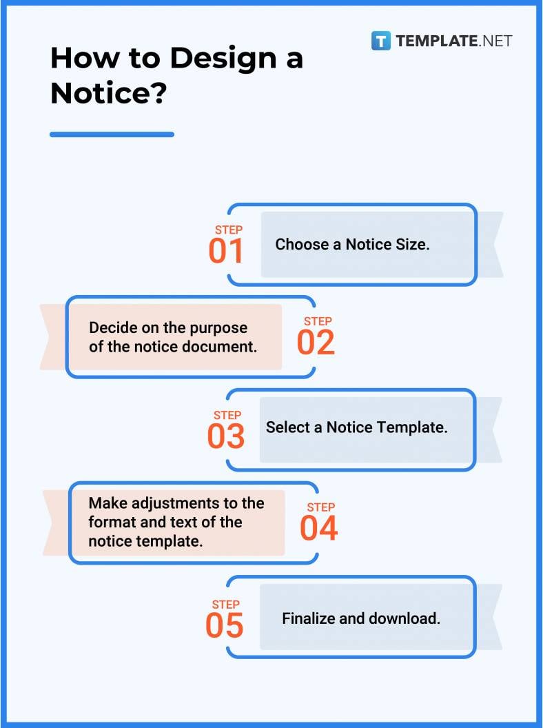 how to design a notice 788x10
