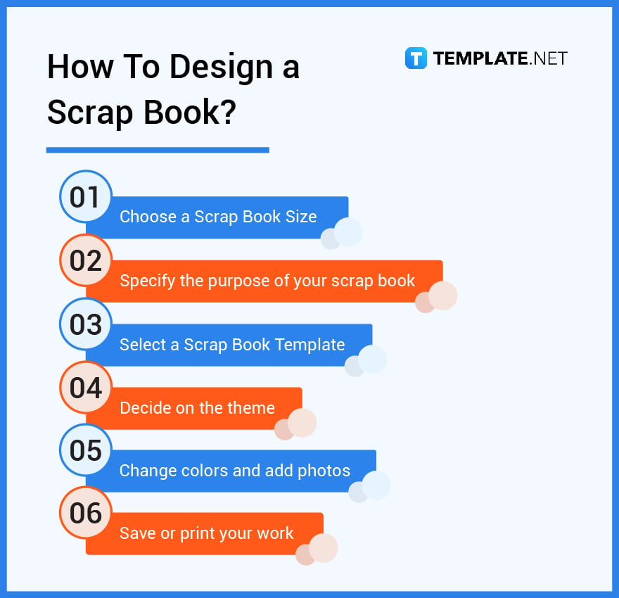 how to design a scrap book