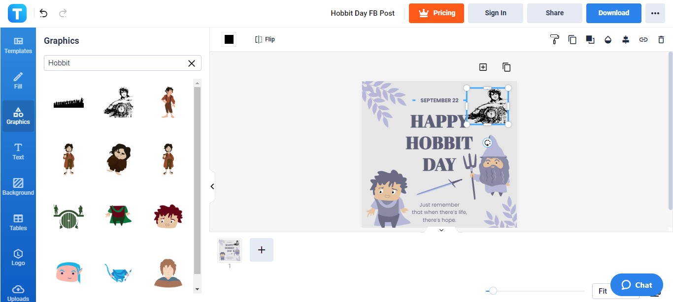 insert additional hobbit graphics