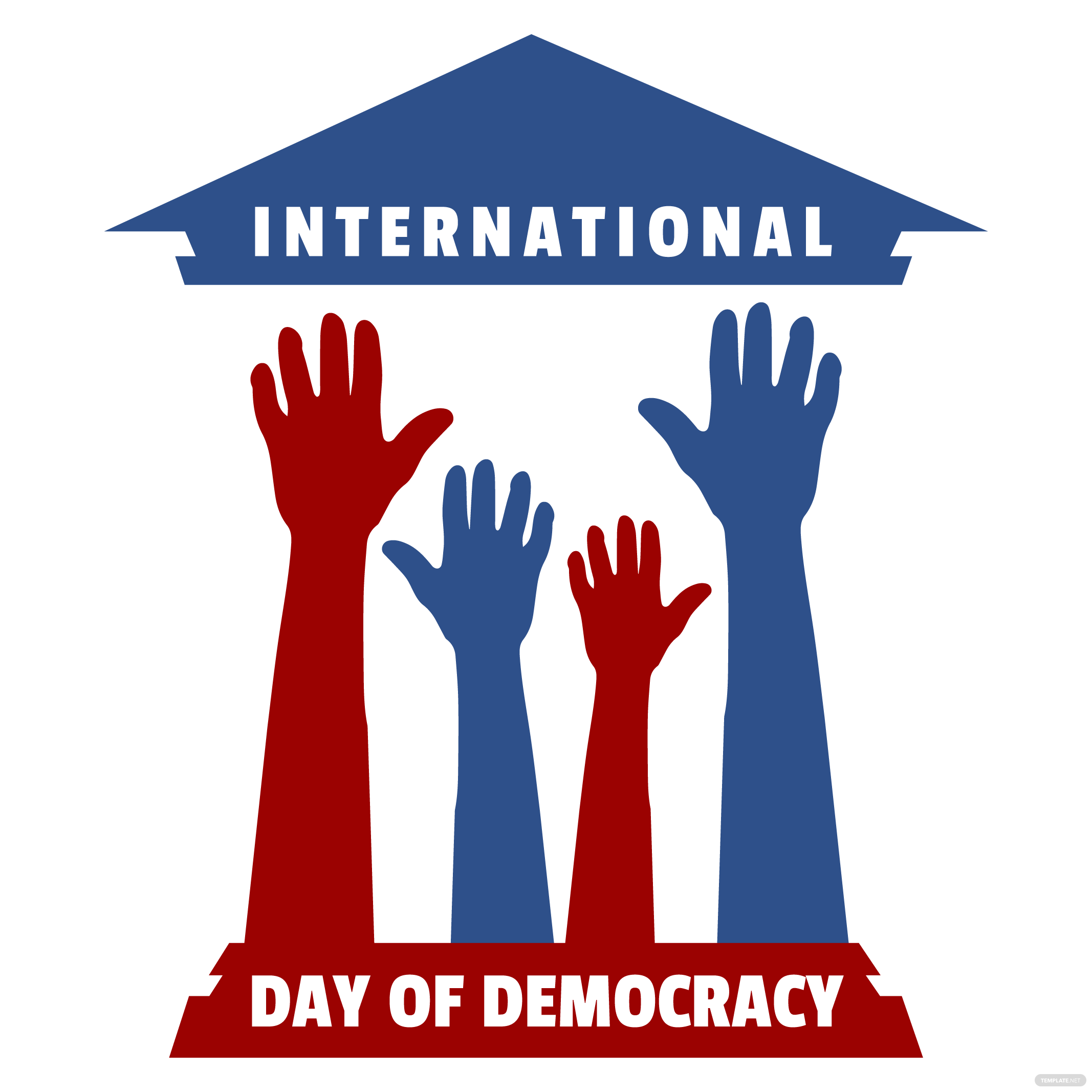 international day of democracy illustration