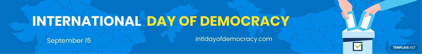 international day of democracy website banner