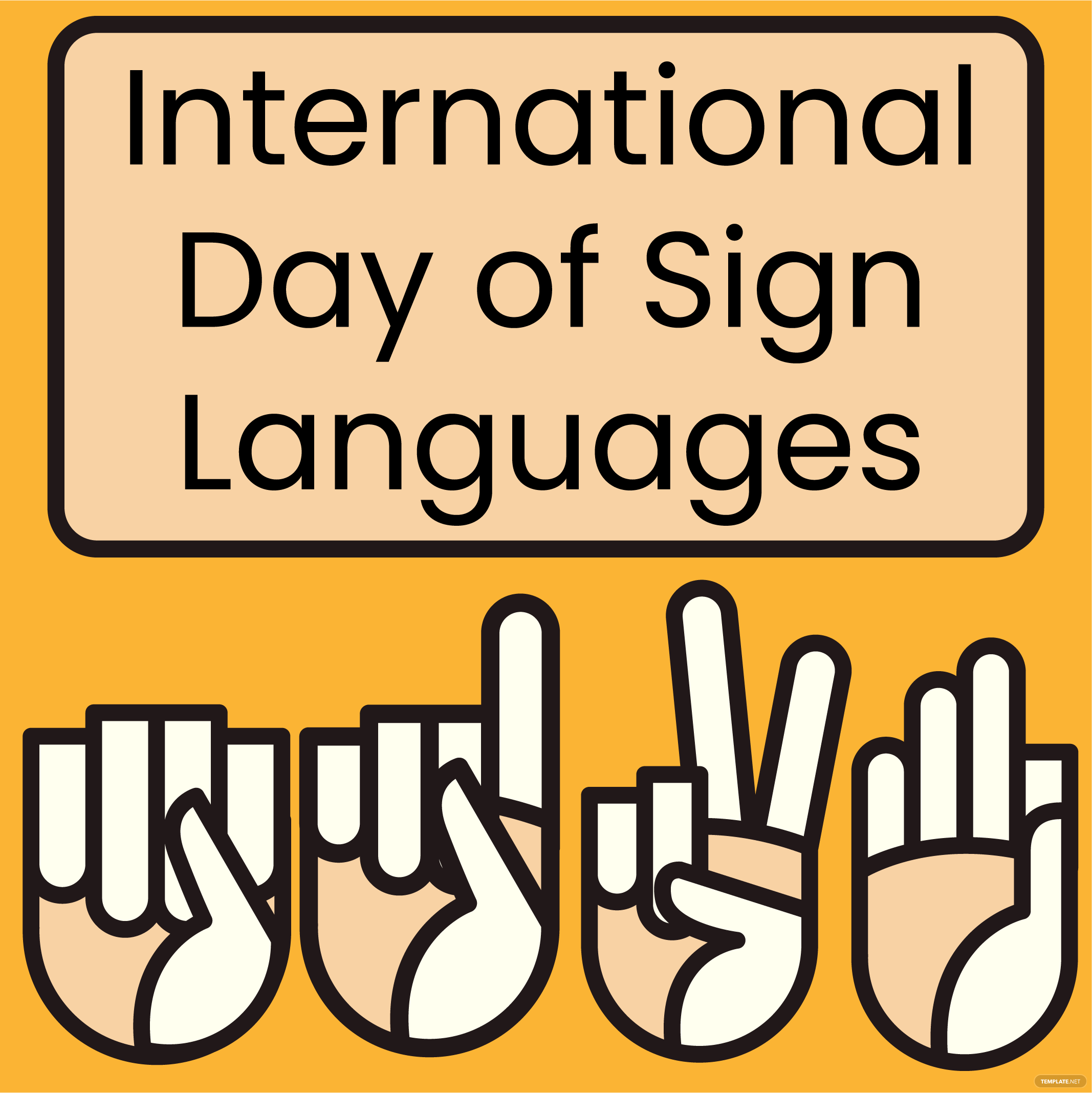 international day of sign languages clipart ideas and examples